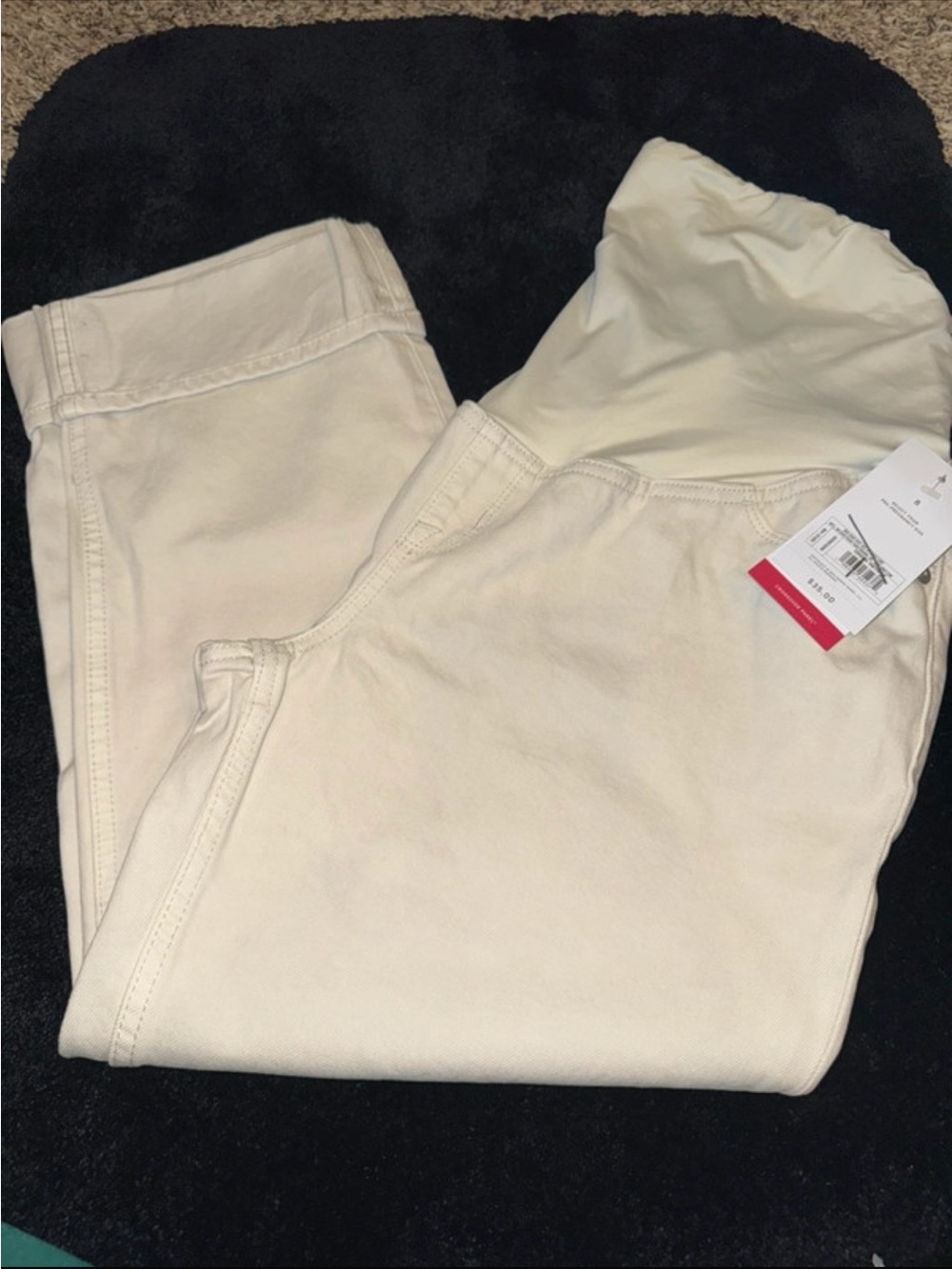 Isabel Maternity by Ingrid & Isabel Cream Maternity Jeans